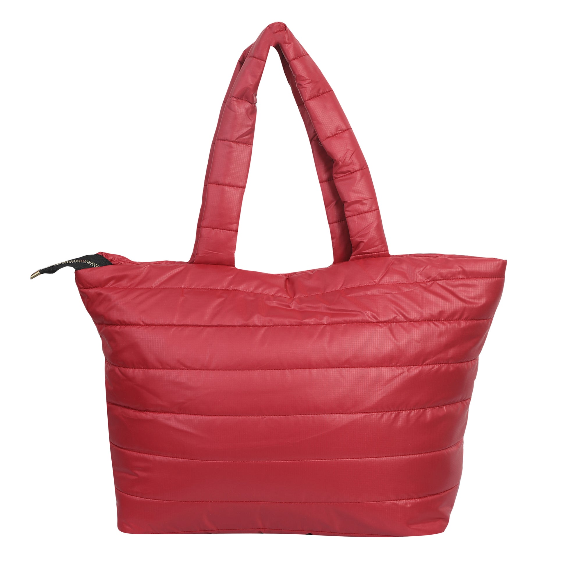  Quilted Stripes Red hand Bag 