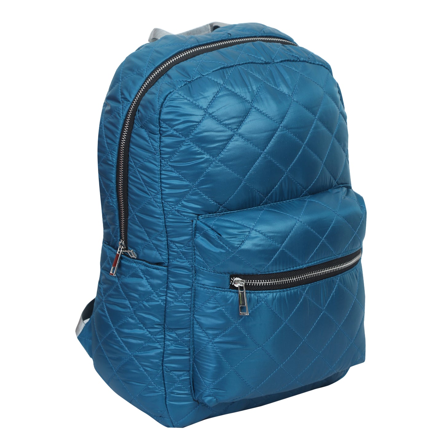 Quilted Light Blue Backpack